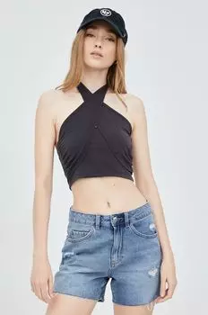 Шумный майский топ Noisy May, серый