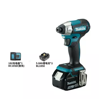 Шуруповерт аккумуляторный Makita DTD157STJ + два аккумулятора 18V/5.0Ah