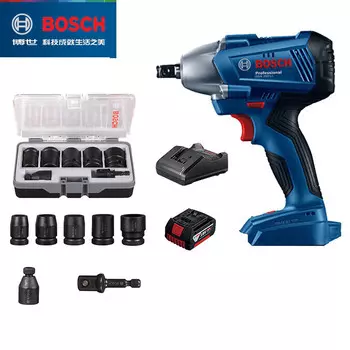 Шуруповерт Bosch GDS 250-Li + аккумулятор 4.0Ah, зарядное устройство, 7 насадок
