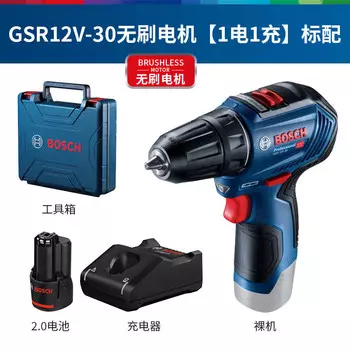 Шуруповерт Bosch GSR12V-30 + аккумулятор 2.0Ah, зарядное устройство