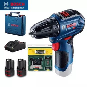 Шуруповерт Bosch GSR12V-30 + два аккумулятора, зарядное устройство