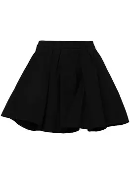 SHUSHU/TONG мини-юбка со складками, черный