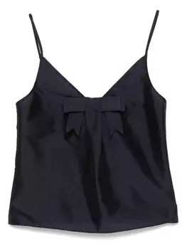 SHUSHU/TONG топ с бантом, синий
