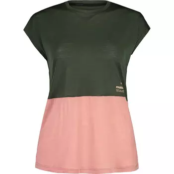 Шварцензее, женщины М футболка Maloja, зеленый