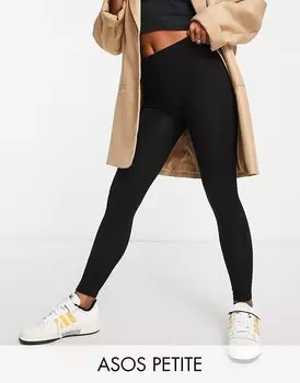 Шварцовые леггинсы ASOS DESIGN Petite