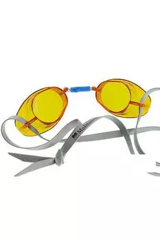 Шведские очки для плавания для соревнований - Янтарный Malmsten, желтый