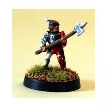 Швейцарец с алебардой, Altuos Historical Miniatures - Early 16th Century (15mm)