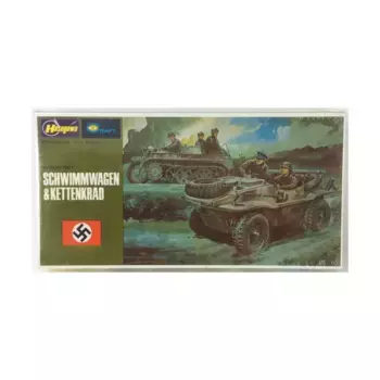 Швиммваген и Кеттенкрад, WWII Vehicle Miniatures (1:72) (Hasegawa)