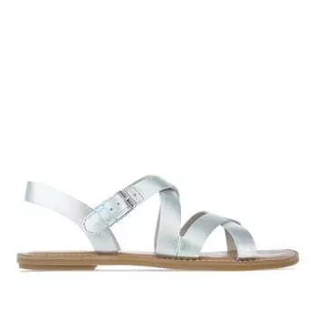 Сицилийские сандалии Toms, серебряный