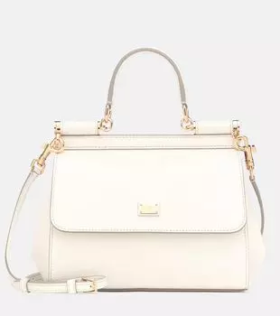 Sicily маленькая кожаная сумка через плечо Dolce&Gabbana, белый