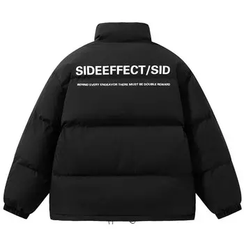 Sideeffect Стеганая куртка унисекс, Off-white (купить штаны с начесом бесплатно)