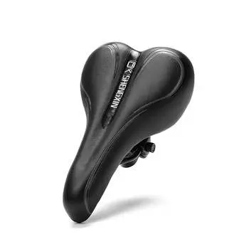 Сиденье для велосипеда SHENGXIN, седло для горного велосипеда, губка, сиденье для шоссейного велосипеда, черный узор