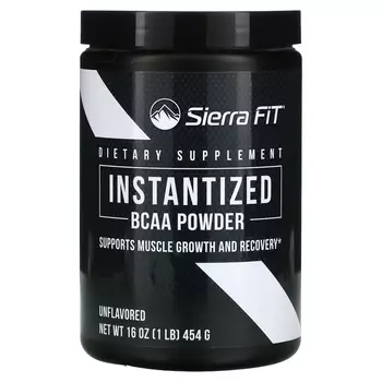 Sierra Fit BCAA растворимый порошок без добавок, 454г