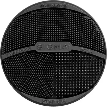 Sigma Switch Силиконовый инструмент для переключения оттенков макияжа Гибкий коврик Портативный косметический очиститель кистей с двусторонней текстурой, Sigma Beauty