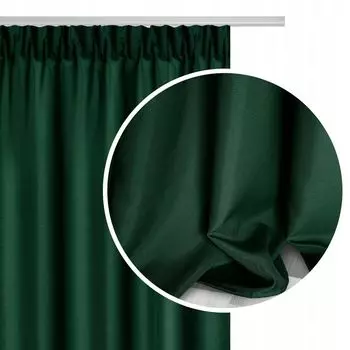 SIIN Гардина Viva зеленая 140 см x 175 см, зеленый