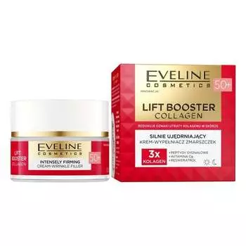 Сильно укрепляющий крем-филлер против морщин 50+ 50мл Eveline Cosmetics, Lift Booster Collagen