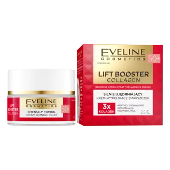 Сильно укрепляющий крем-заполнитель морщин для лица 50+ Eveline Cosmetics Lift Booster Collagen, 50 мл