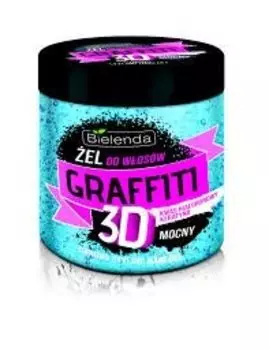 Сильный гель для укладки волос с кондиционером, 250 мл Bielenda, Graffiti 3D