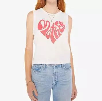 Сильный и молчаливый тип Топ в сердце матери Mother, цвет heart mother