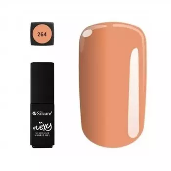 Silcare, Flexy Hybridgel, гибридный лак, 264, 4,5 г