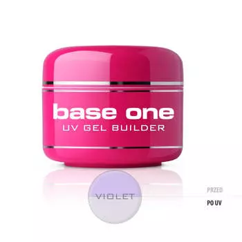 Silcare Гель для наращивания ногтей Gel Base One Violet 30г