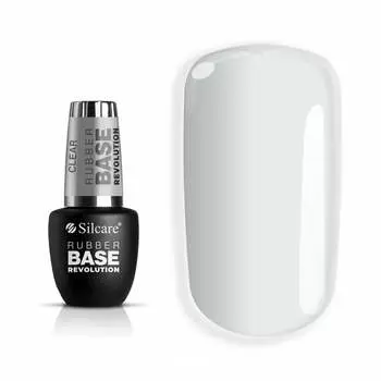 Silcare Hybrid Revolution Rubber Base Clear Прозрачный тампон 9 мл