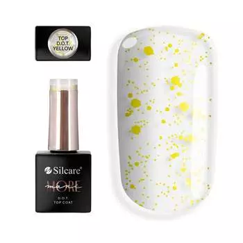 Silcare, Top Coat maniMORE DOT Yellow, 10 г