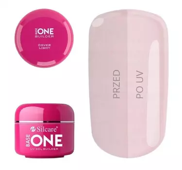 Silcare, УФ-гель для ногтей с легкой маскировкой Base One Cover, 15 г