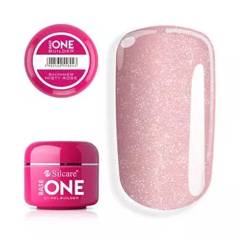 Silcare, UV Gel Base One Shimmer Misty Rose, 30 г