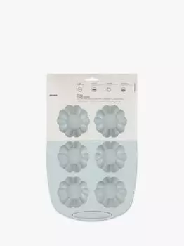 Силиконовая форма для кексов с антипригарным покрытием John Lewis, 6 чашек