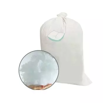 Силиконовая полиэфирная вата - очень пушистый наполнитель для подушек - набивка хлопок - наполнитель для подушек - крафтовая вата - наполнитель хлопок - 2 кг SuperKissen24.