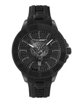 Силиконовые часы City Rush PLEIN SPORT, черный/черный/черный