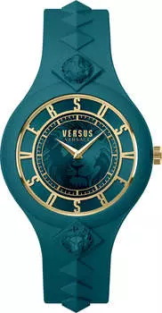 Силиконовые часы Fire Island Studs Versus Versace, зеленый/зеленый/зеленый