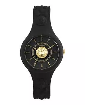 Силиконовые часы Fire Island Versus Versace, черный/черный/черный