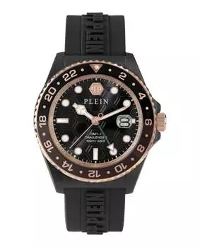 Силиконовые часы GMT-I Challenger PHILIPP PLEIN, цвет black/two tone/black