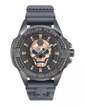Силиконовые часы $kull PHILIPP PLEIN, цвет grey/gun/grey