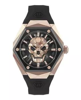 Силиконовые часы $kull Spikes PHILIPP PLEIN, цвет black/two tone/black