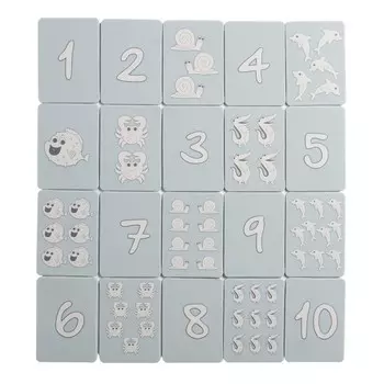 Силиконовые карты - Игральные карты Blue Scrunch, 20 карт.