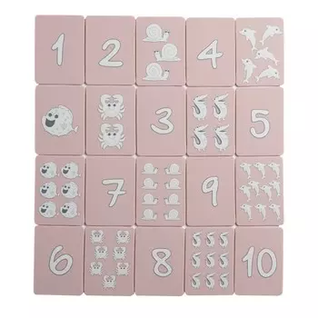 Силиконовые карты - игральные карты Powder Pink Scrunch, 20 карт.