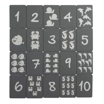 Силиконовые карты - Игральные карты Scrunch Dark Grey, 20 карт.