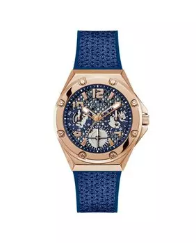 Силиконовые женские часы Asteria GW0620L3 на синем ремешке Guess, синий
