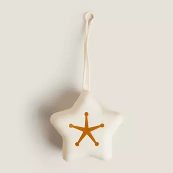 Силиконовый чехол для пустышки Zara Home Star, кремовый