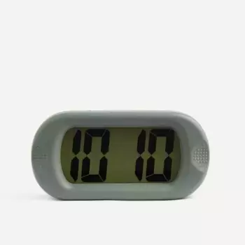 Силиконовый цифровой будильник Acctim, серый