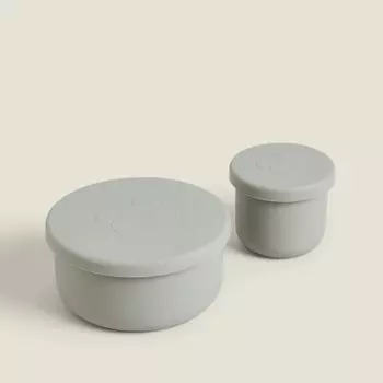 Силиконовый ланч-бокс Zara Home Mouse, серый
