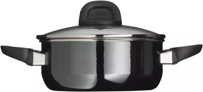 Силитовая жаровня "Modesto Line", Silargan, производство Германия Silit 4,4 л + 24 см + высота 10,5 см, черный