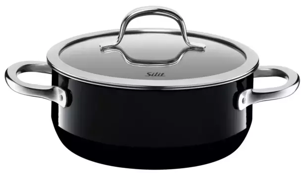 Силитовая жаровня "Passion Black", Silargan, производство Германия Silit 2,4 л + 20 см + высота 8,4 см, черный