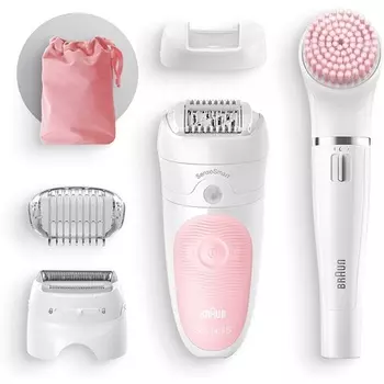 Silk-Epil 5 Beauty Set — беспроводной эпилятор 4 в 1, Braun