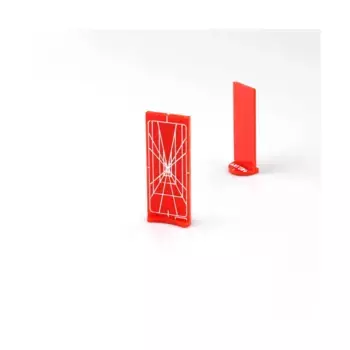 Силуэт базового солдата Legion с насечкой — красный, Star Wars - Legion - Accessories & Supplies (Battle Kiwi)