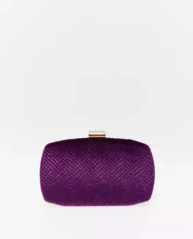 Силуэтная бархатная шкатулка Sfera, фиолетовый