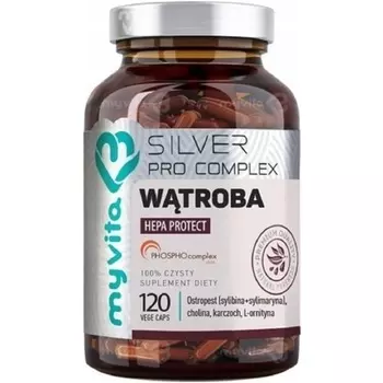 Silver Pro Complex Добавка для поддержки печени, 120 капсул, Myvita